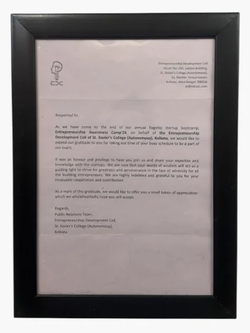 Entrepreneurship Awareness Camp 2024 - Gratitude & Recognition