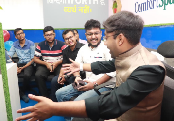 Inauguration of Webingo's Comfortspace Office by Avelo Roy