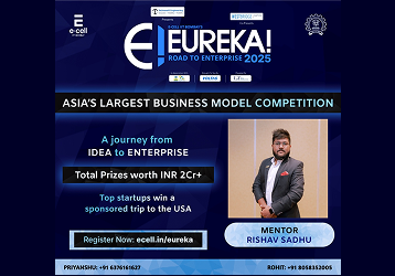 Mentor at Eureka! 2025 – Asia's Largest Business Model Competition, IIT Bombay