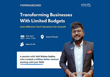 Keynote Speaker at Virtual Session by 91springboard & Knuts