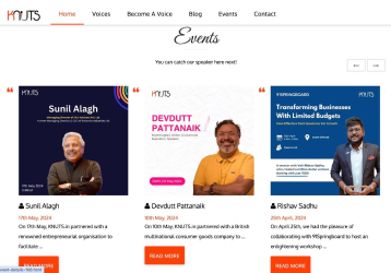 Keynote Speaker at Virtual Session by 91springboard & Knuts