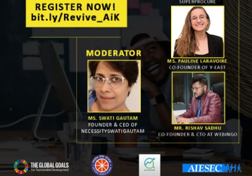 Panelist at AIESEC – Empowering Young Entrepreneurs & Startups